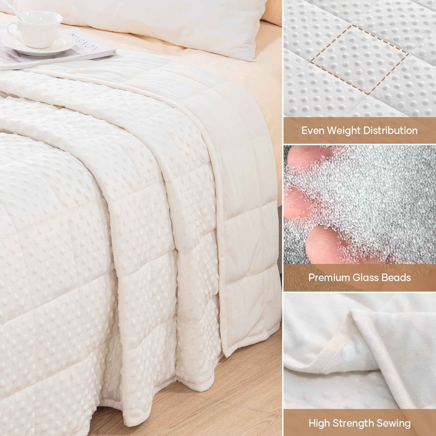 Wemore couverture utilisée sur canapé pour relaxation et repos