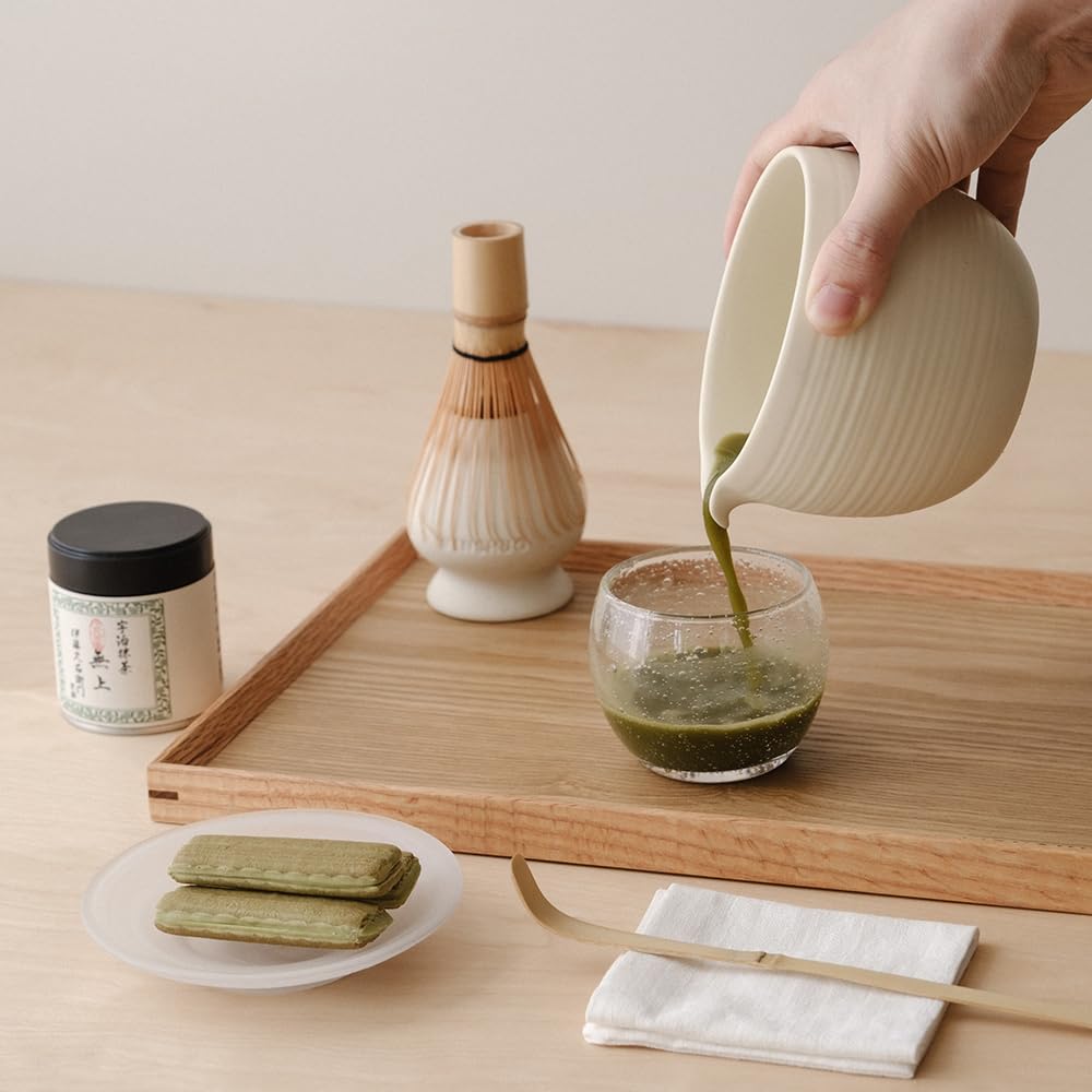 WENSHUO ensemble complet disposé sur table pour cérémonie simplifiée