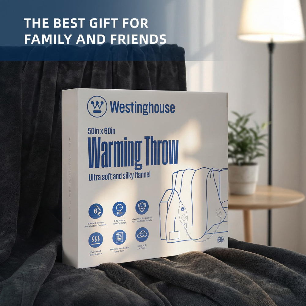 Westinghouse plaid à côté d’une règle montrant taille pratique et dimension