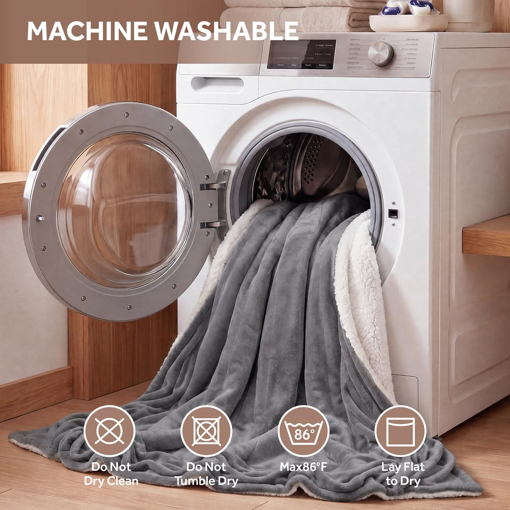 Westinghouse couverture posée sur lit queen pour chaleur instantanée