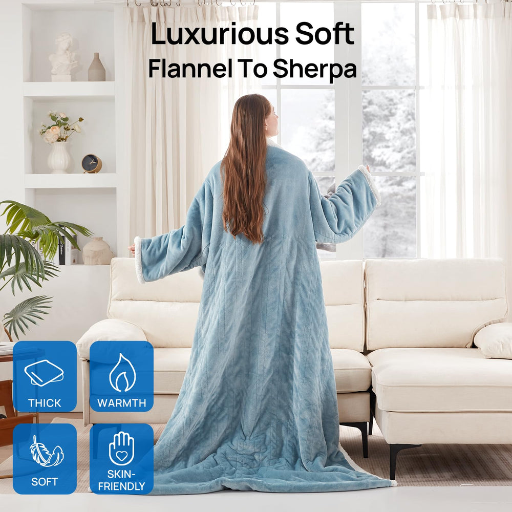 Westinghouse plaid étalé sur lit illustrant dimensions et couverture complète