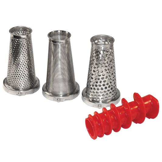 Weston vue avant du kit 4 pièces montrant composants et finition inox, polyvalence