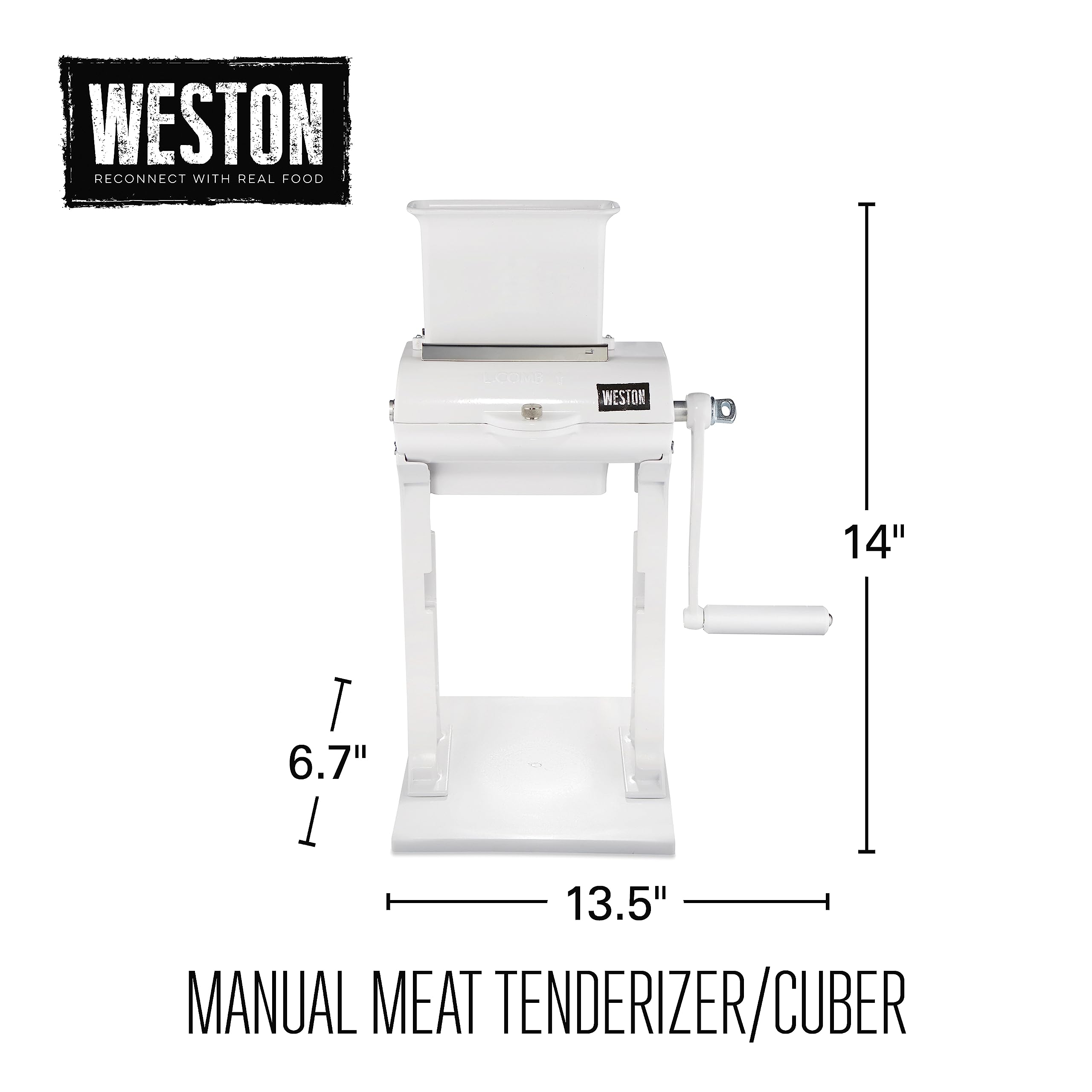 Weston appareil en cuisine domestique prêt à tenderiser et préparer repas