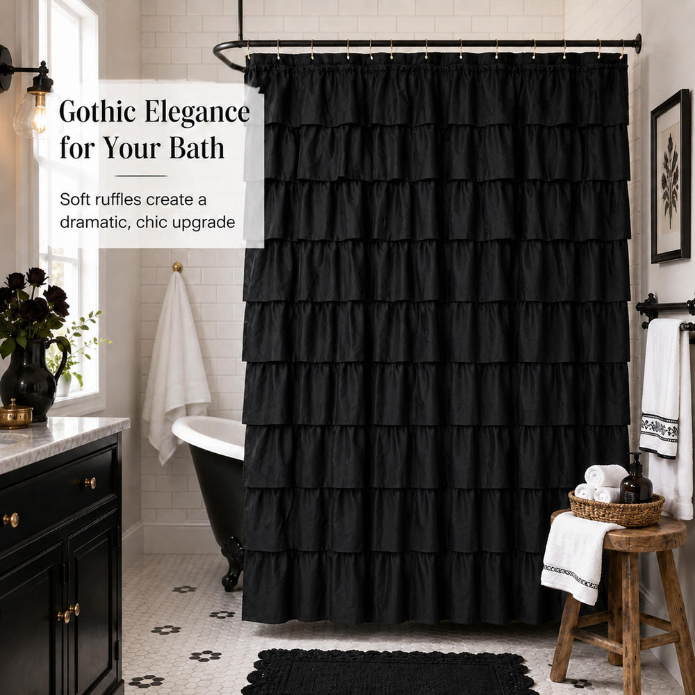 WestWeir gros plan sur les volants en cascade offrant texture luxueuse