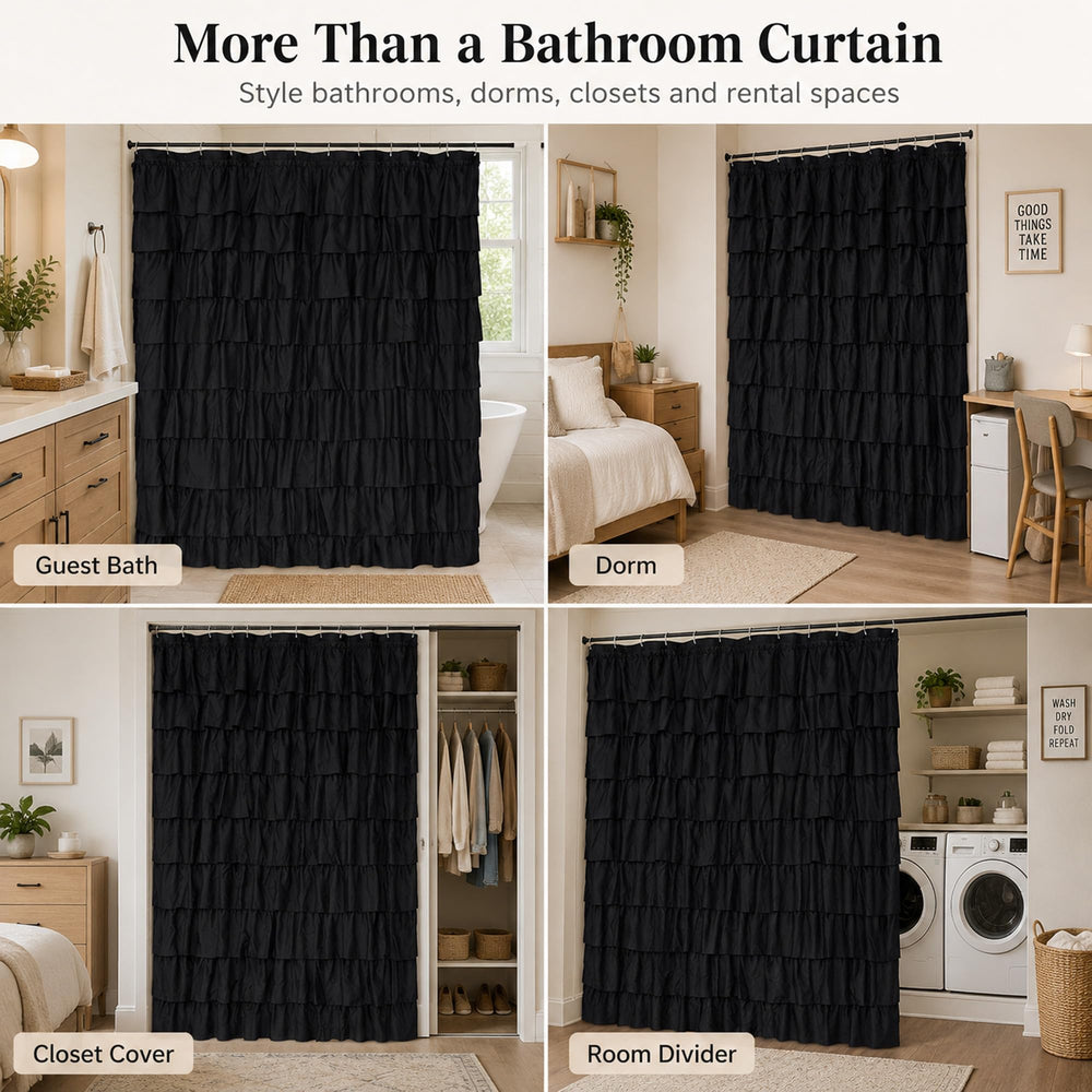 WestWeir utilisé avec rideau intérieur imperméable protection anti-éclaboussures