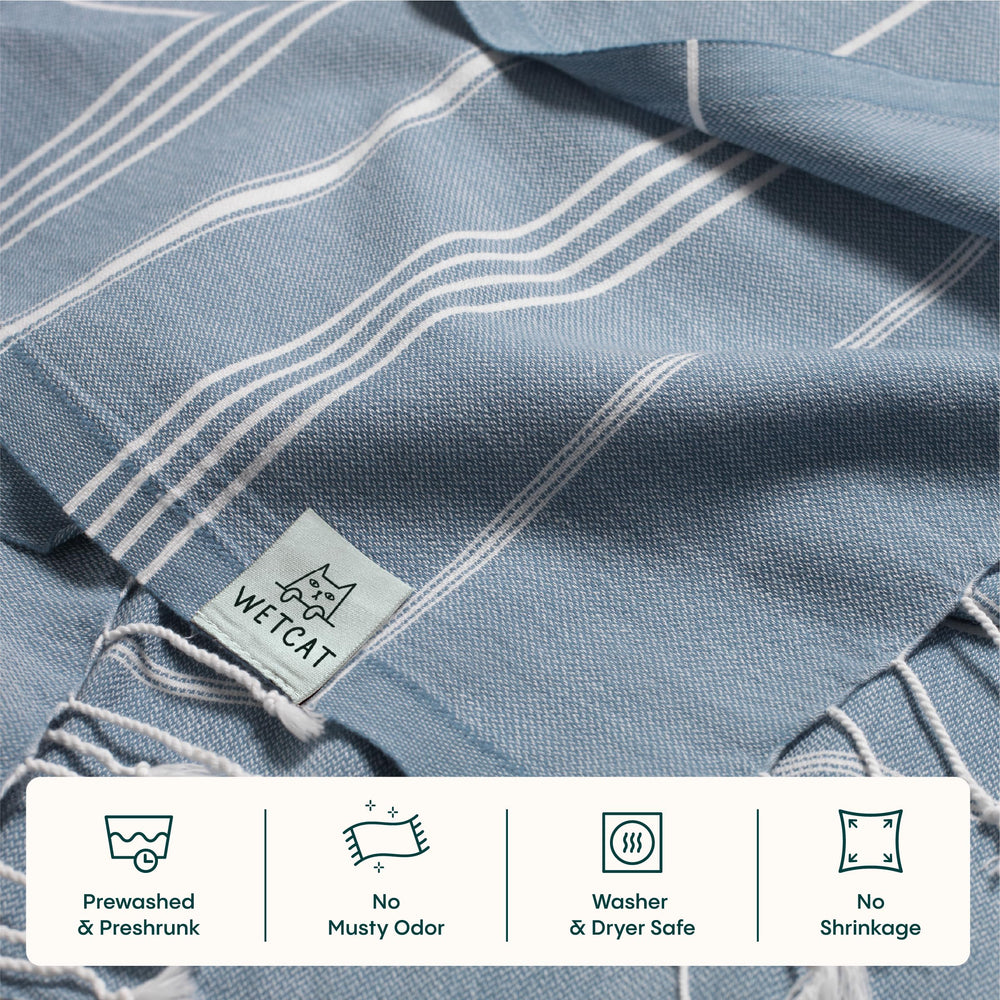 WETCAT détail des franges et coutures, finition soignée pour durabilité