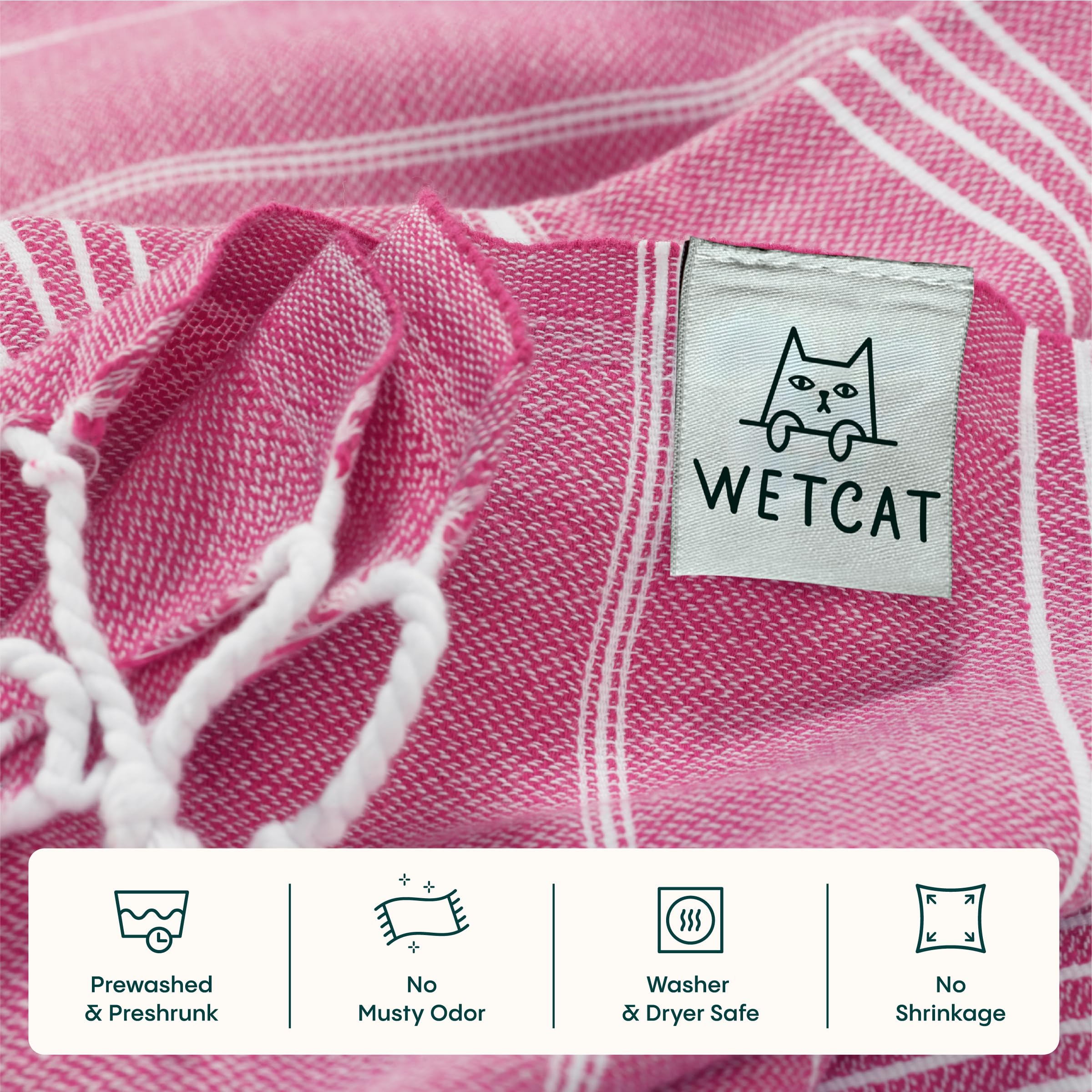 WETCAT serviette pliée dans une valise, gain de place évident
