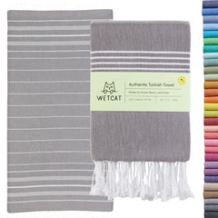 WETCAT serviette face pliée montrant taille compacte et gain d'espace