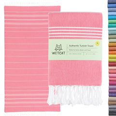 WETCAT serviette face pliée montrant compacité et confort