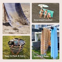 WETCAT serviette utilisée sur la plage, confort et légèreté