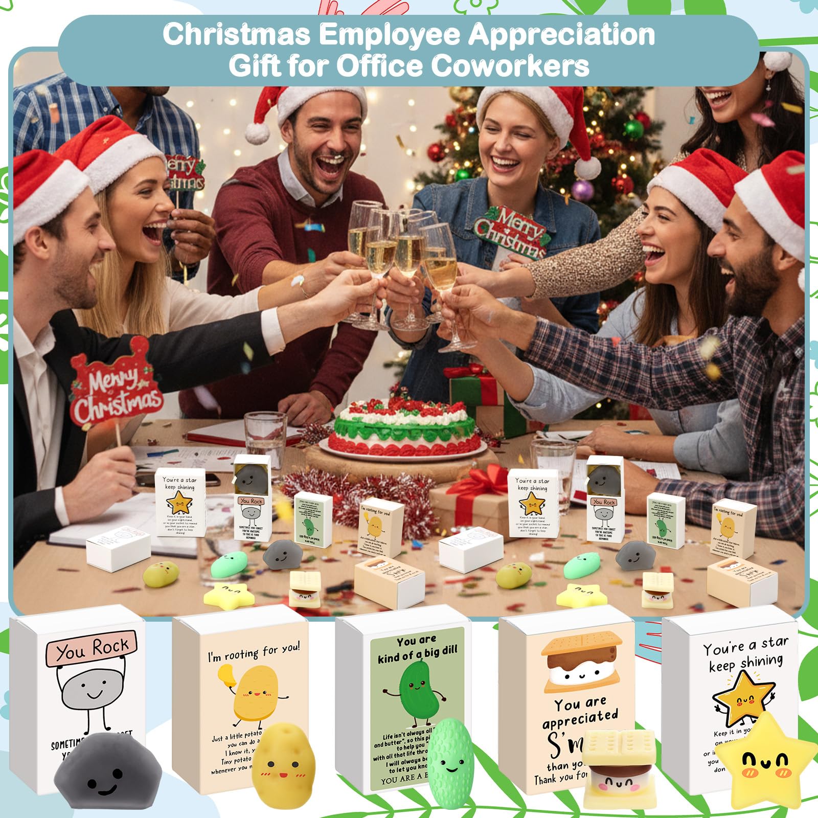 Wettarn cadeaux rangés pour événement facilitant distribution groupée