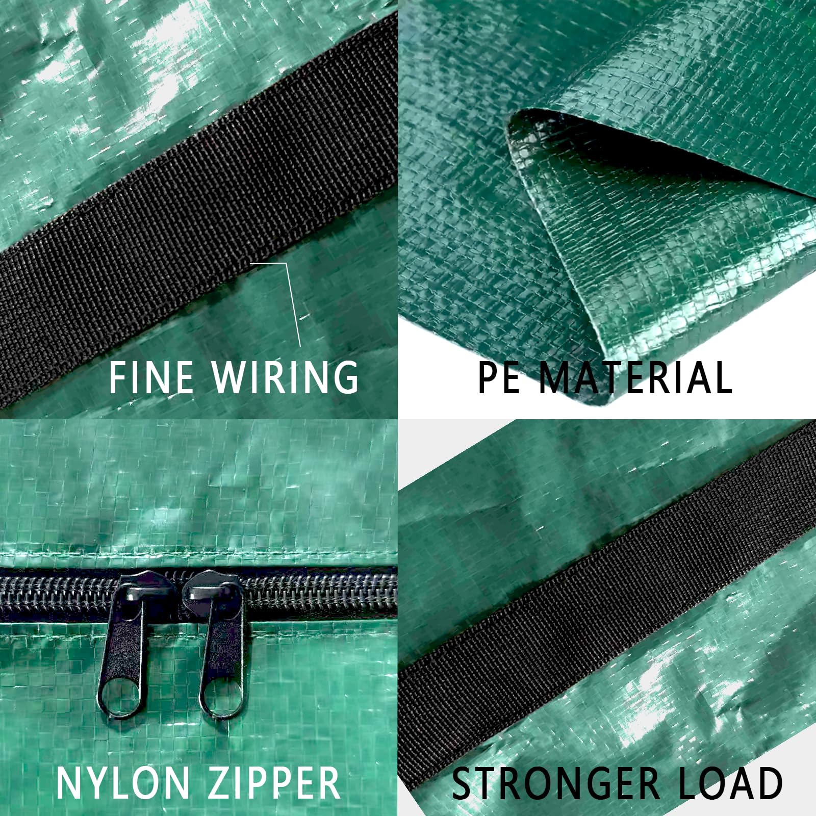 WFK texture du tissu PE tissé imperméable montrant résistance et durabilité