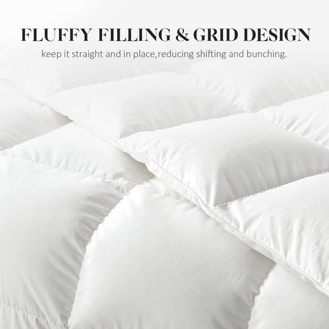 WhatsBedding comparaison taille montrant dimensions King généreuses