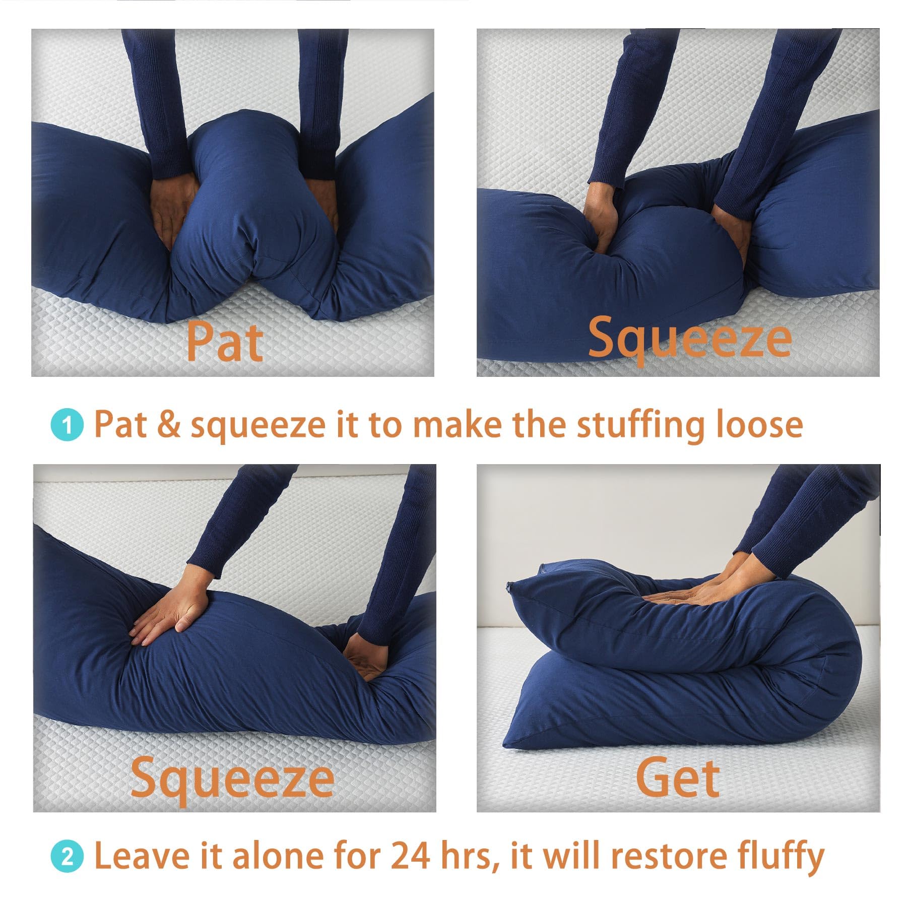 WhatsBedding comparaison de taille avec une main pour échelle