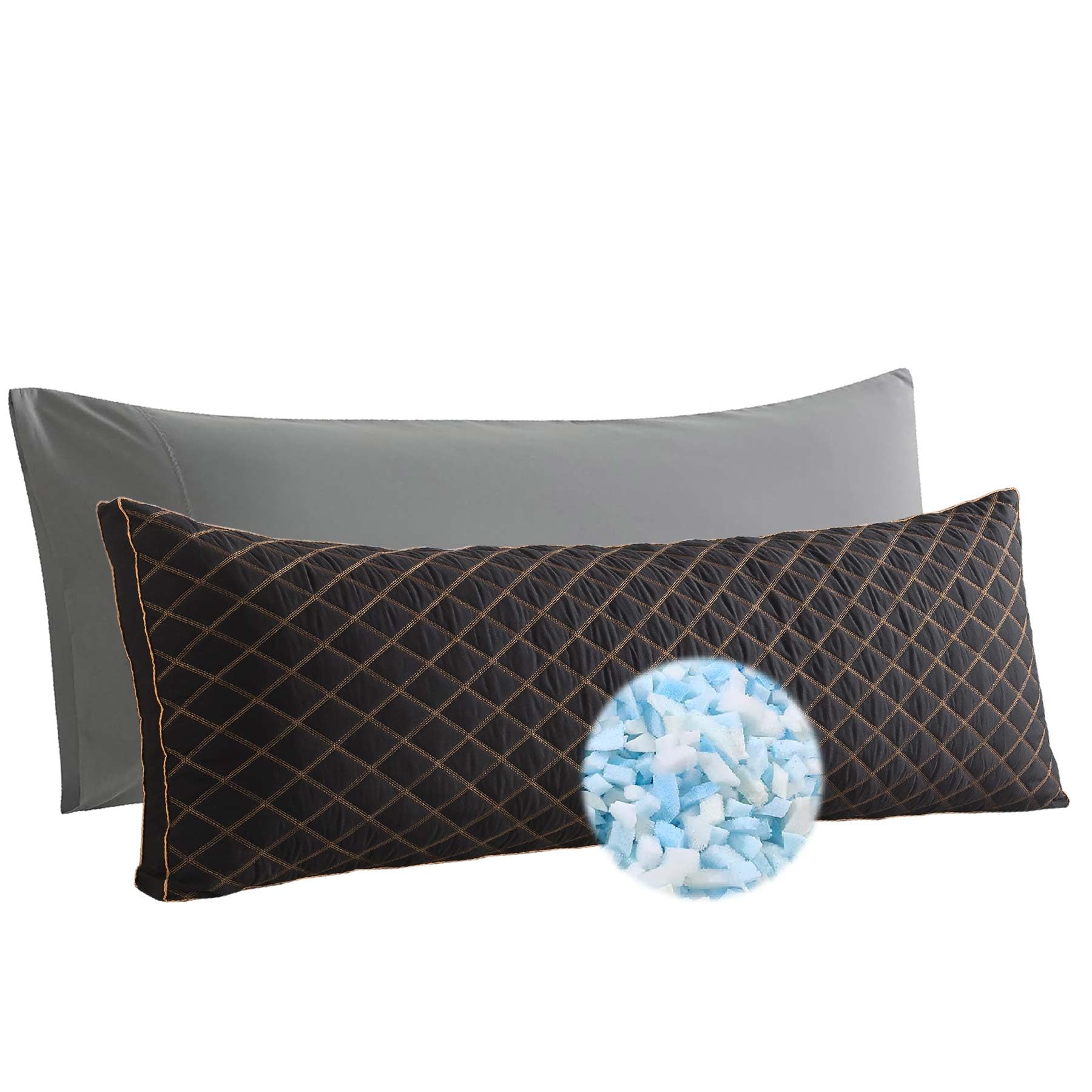 WhatsBedding coussin emballage et présentation montrant confort immédiat