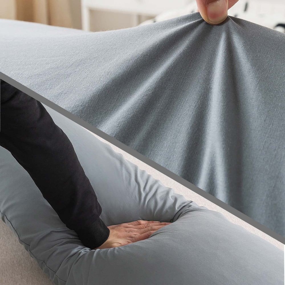 WhatsBedding housse zippée détachée facile à laver et respirante