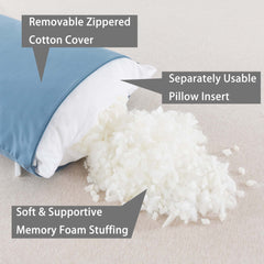 WhatsBedding housse zoom tissu en mélange de coton, respirabilité accrue