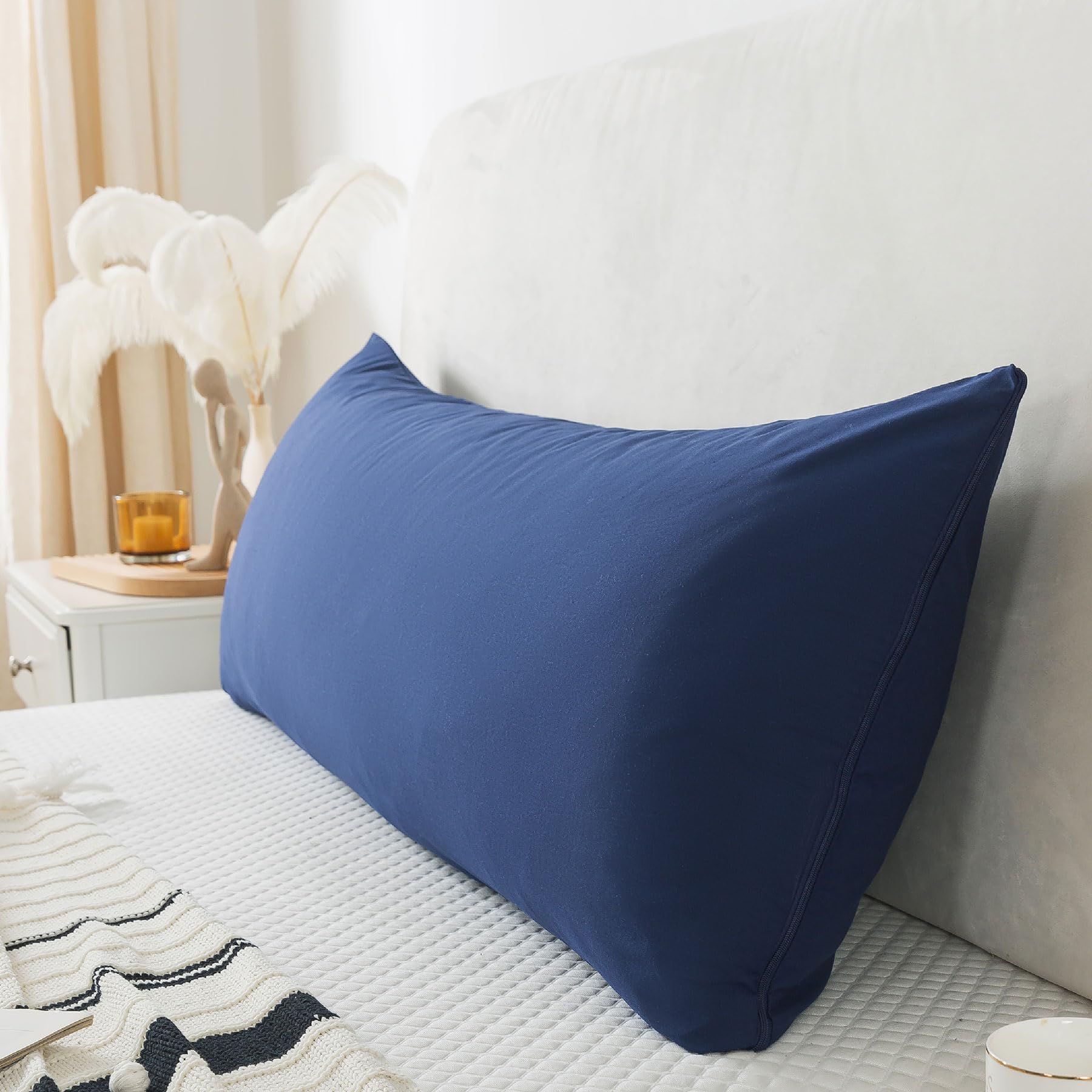 WhatsBedding oreiller utilisé au lit pour confort modulable