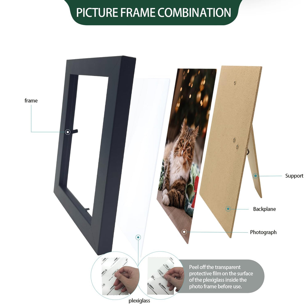 WHEATHUSK cadre posé sur table avec photo, donne une touche personnelle