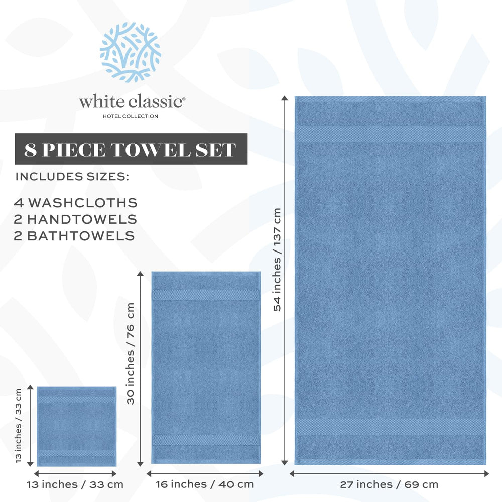 White Classic serviette de bain pliée élégamment, apporte confort spa