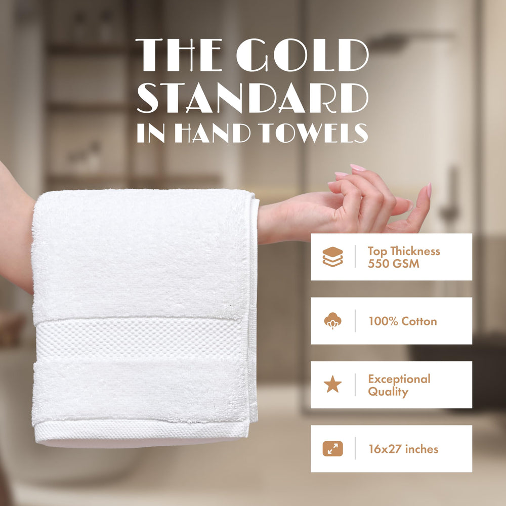 Gros plan éponge White Classic Wealuxe montrant texture absorbante et douceur