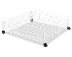 Whitmor chariot sous-lit face montrant rangement propre et gain de place