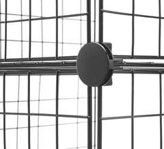 Whitmor cubes empilés sur sol maximisant espace vertical