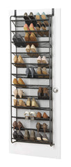 Whitmor vue frontale sur porte montrant rangement compact et gain de place