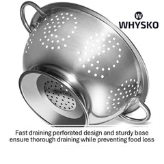 WHYSKO détail des perforations montrant drainage rapide et précis