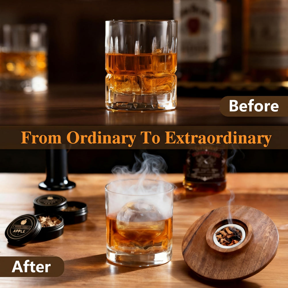 WIBIMEN emballage cadeau soigné idéal pour offrir à un amateur de whisky