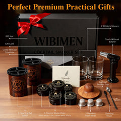 WIBIMEN sphère de glace claire fond lente pour préserver le goût du whisky