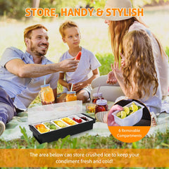 WICHEMI caddy en usage sur buffet, service fluide et professionnel