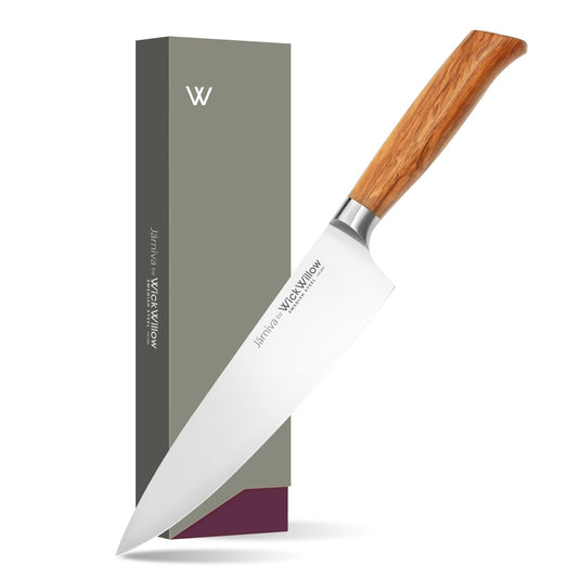 WICKWILLOW couteau Jarniva face avant montrant lame propre et profil professionnel