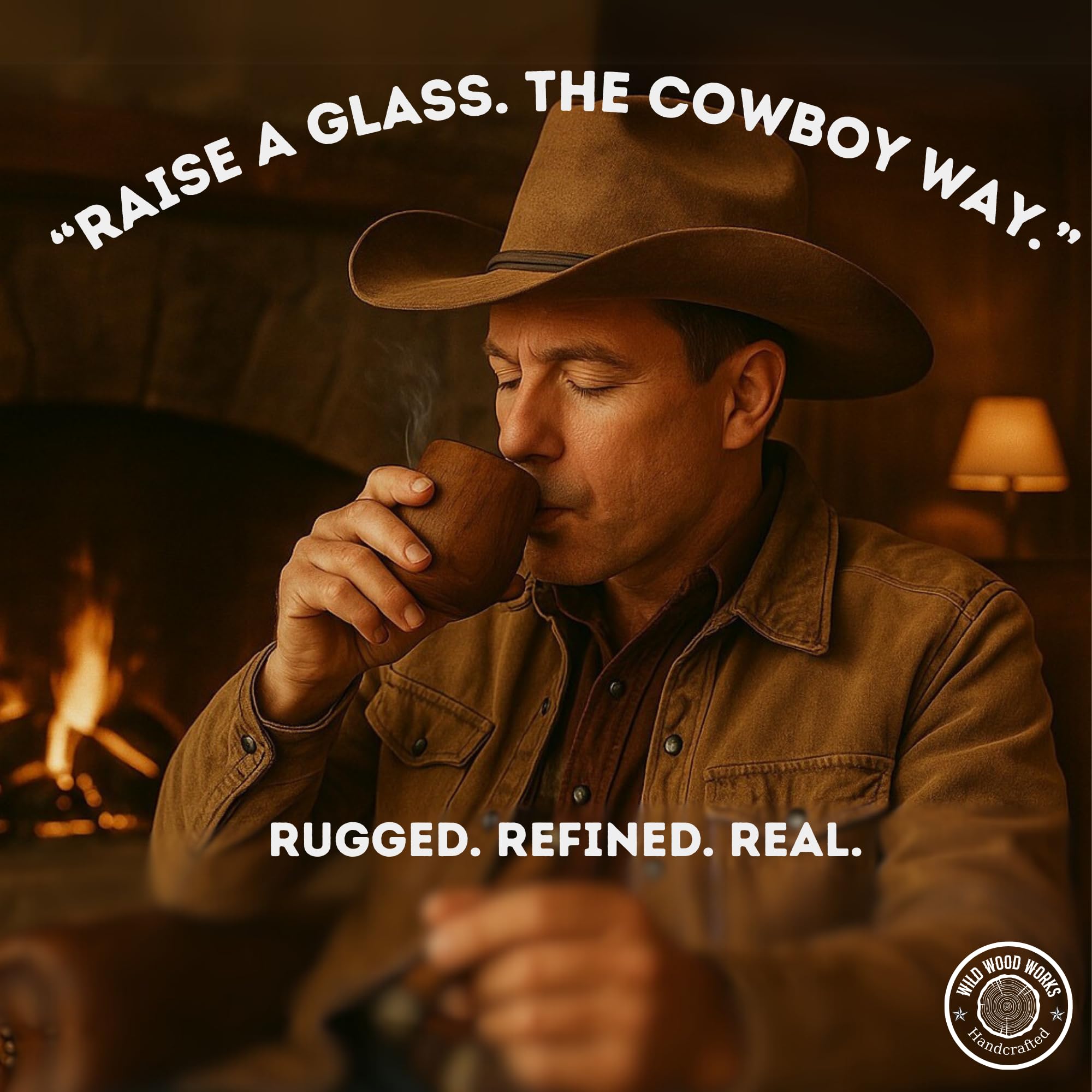wild wood works detail base et bords montrant solidité et équilibre du verre