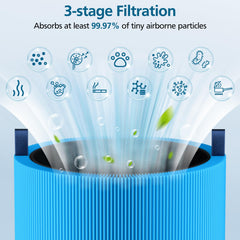 WILERDA filtre inséré dans le Blue Pure Mini Max pour installation facile
