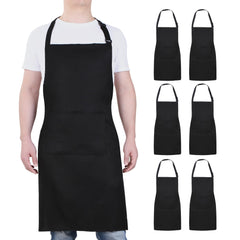 Will Well tablier face avant noir montrant couverture et style professionnel