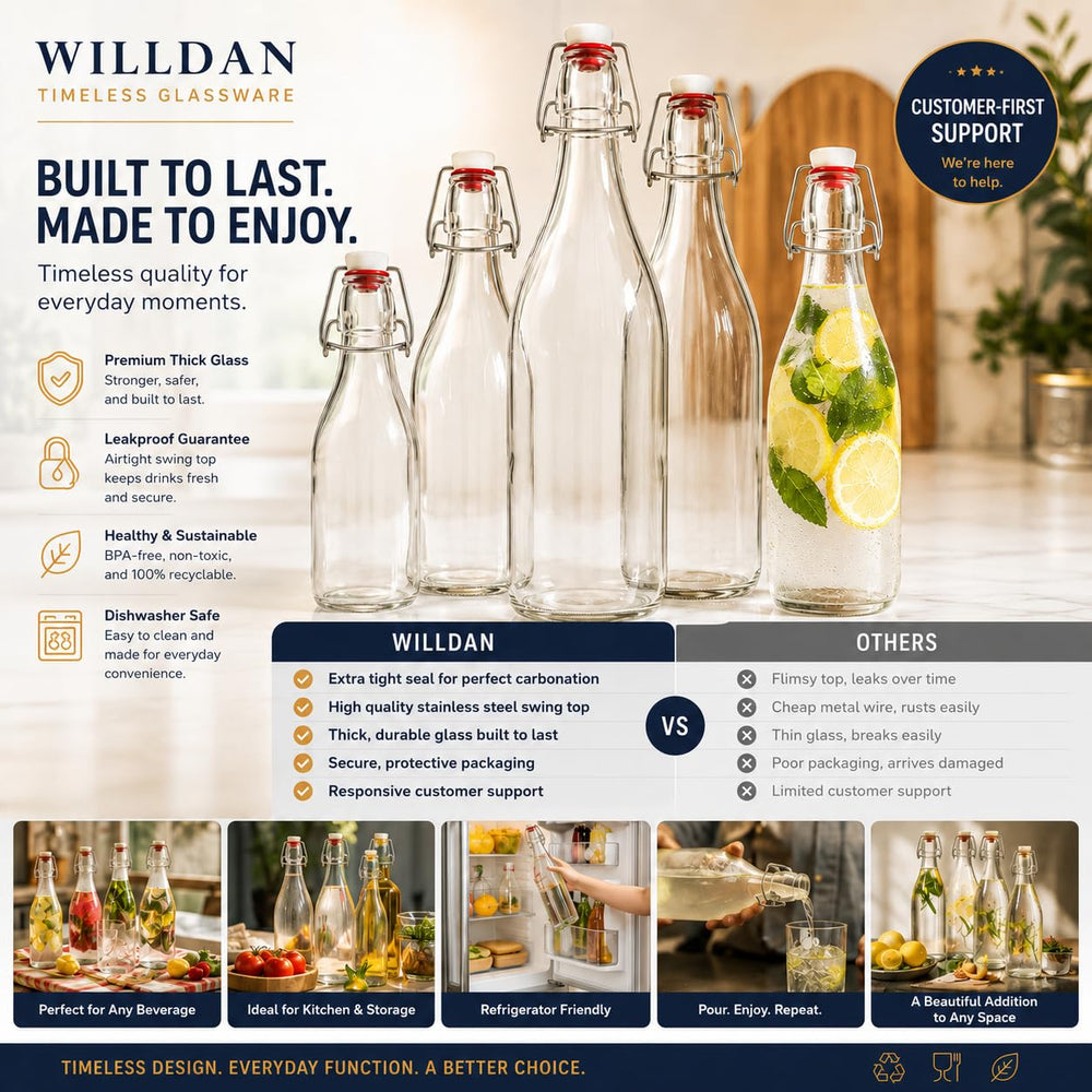 WILLDAN comparaison taille mains montrant capacité d'un litre