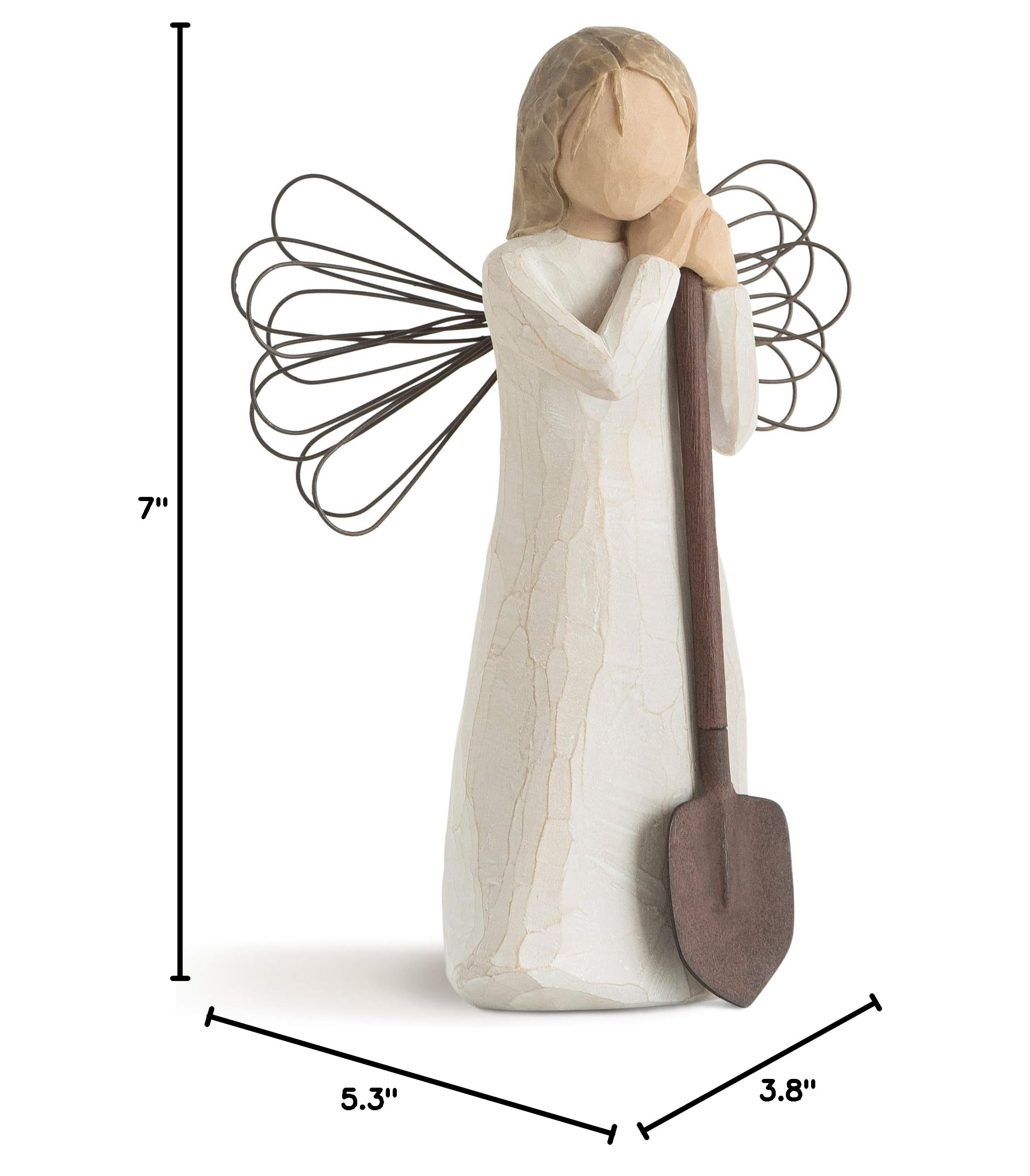 Willow Tree comparaison d’échelle sur table montre taille compacte
