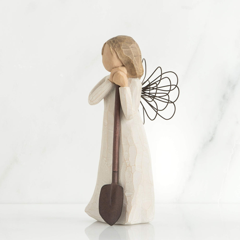 Willow Tree pelle en métal tenue par l’ange accent artisanal pratique