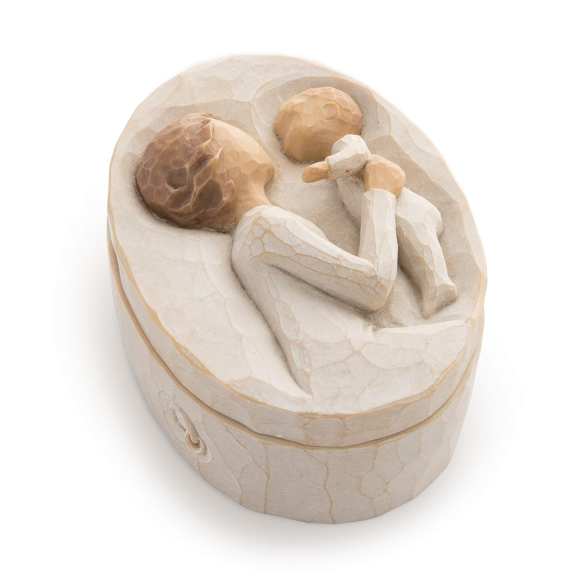 Willow Tree vue avant de la boîte Grandmother, design délicat et cadeau sentimental