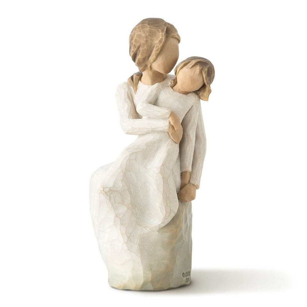 Willow Tree figurine MotherDaughter devant sa boîte prête à offrir, cadeau élégant