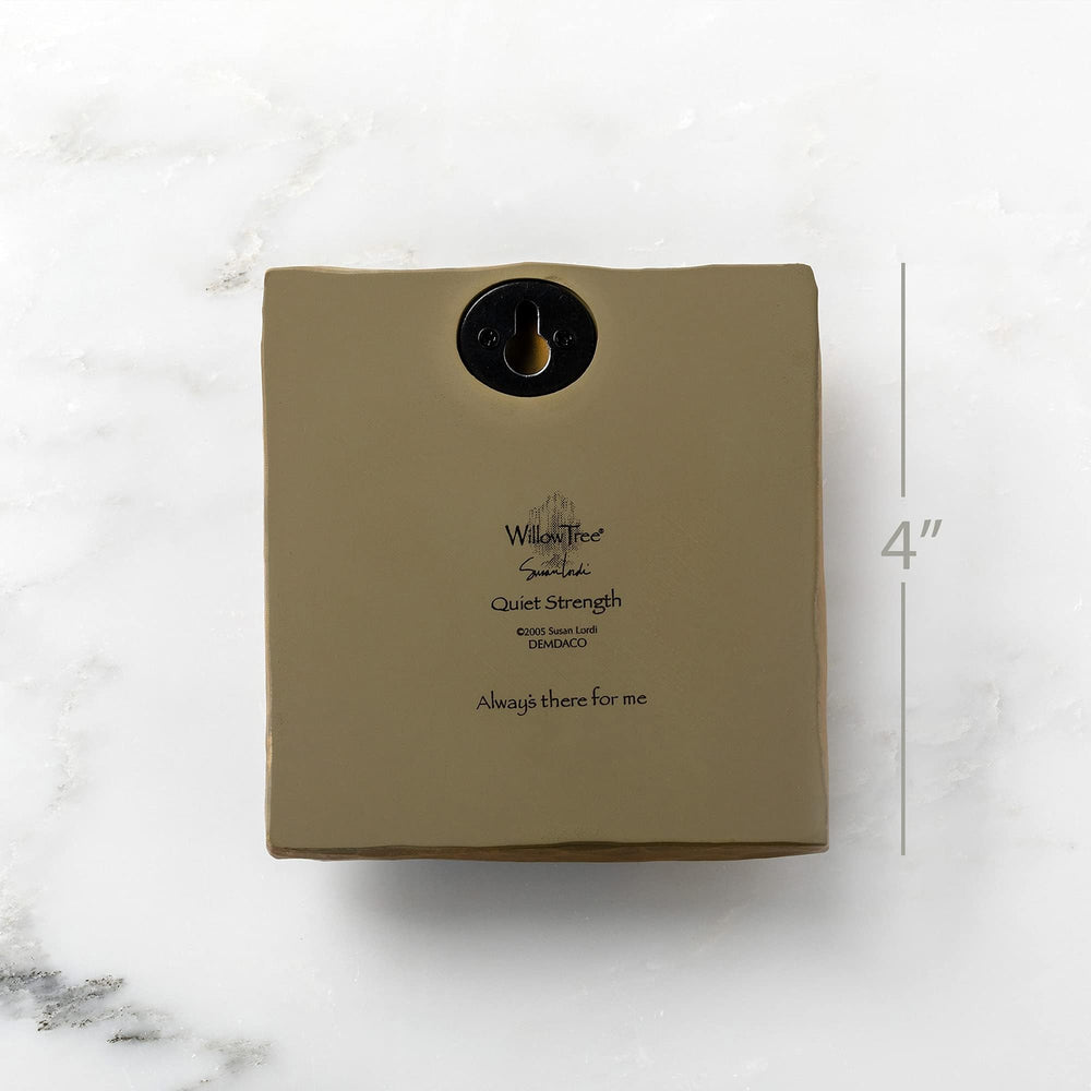 Willow Tree détail sculpture bas-relief montrant texture, valorise artisanat