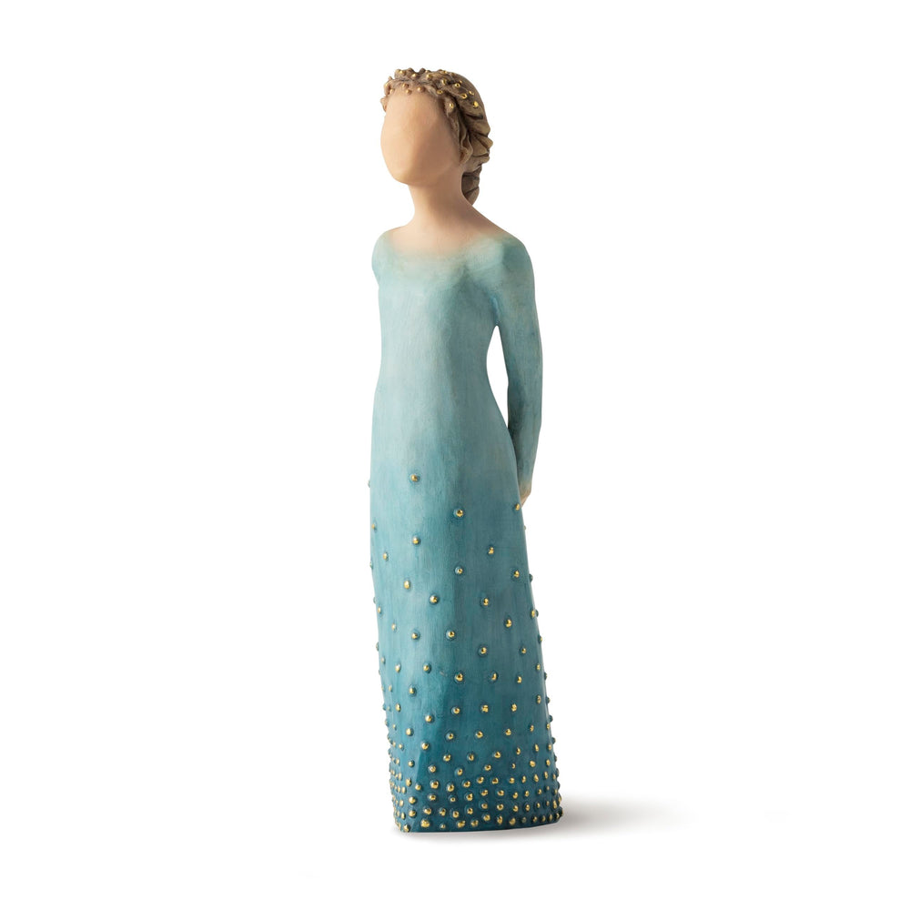 Willow Tree figurine Radiance face montrant posture apaisante et beauté intérieure