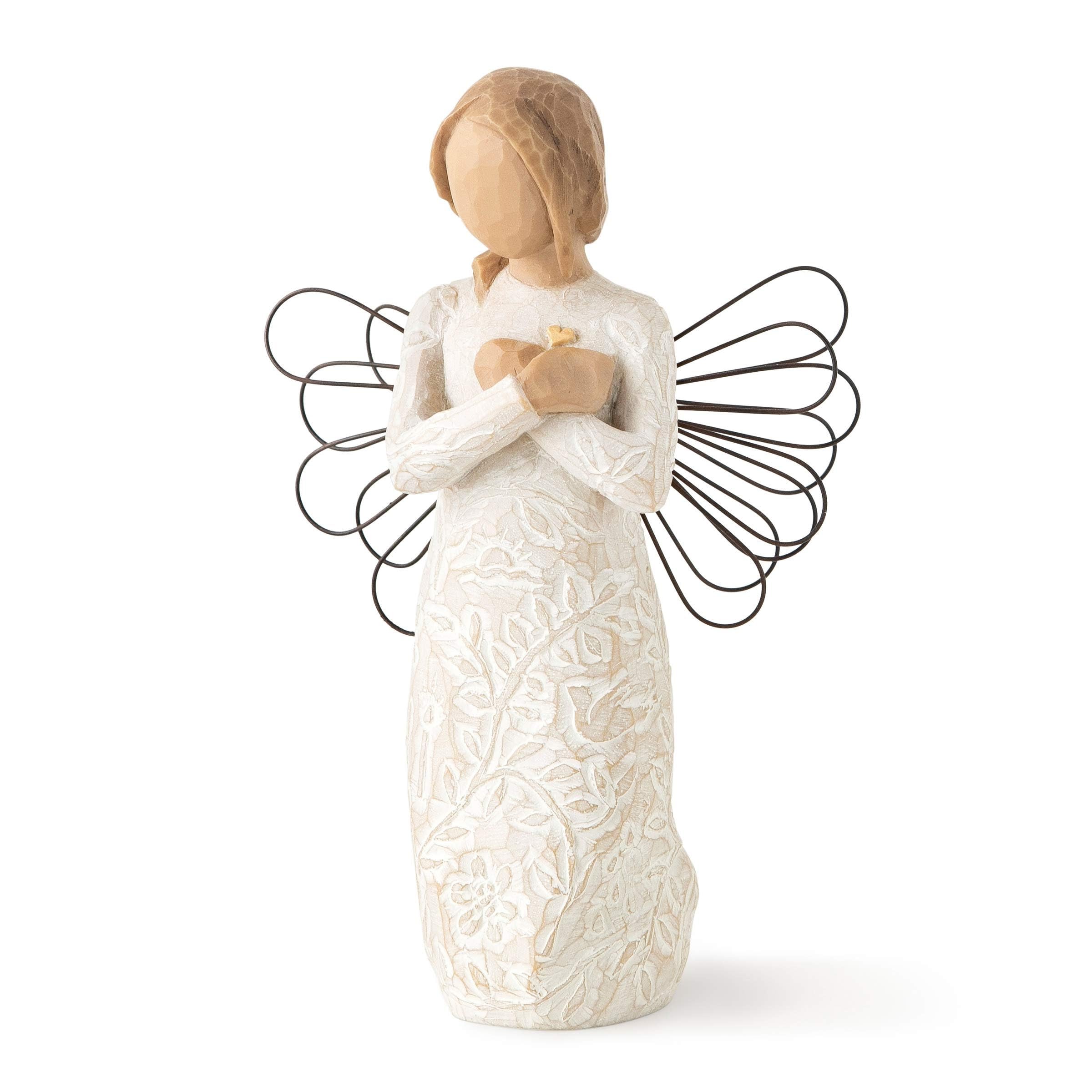 Willow Tree figurine Remembrance face avant montrant présence apaisante