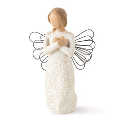 Willow Tree figurine Remembrance face avant montrant présence apaisante