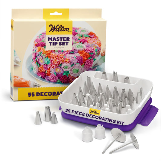 Wilton face packaging montrant le kit complet et sa valeur pratique