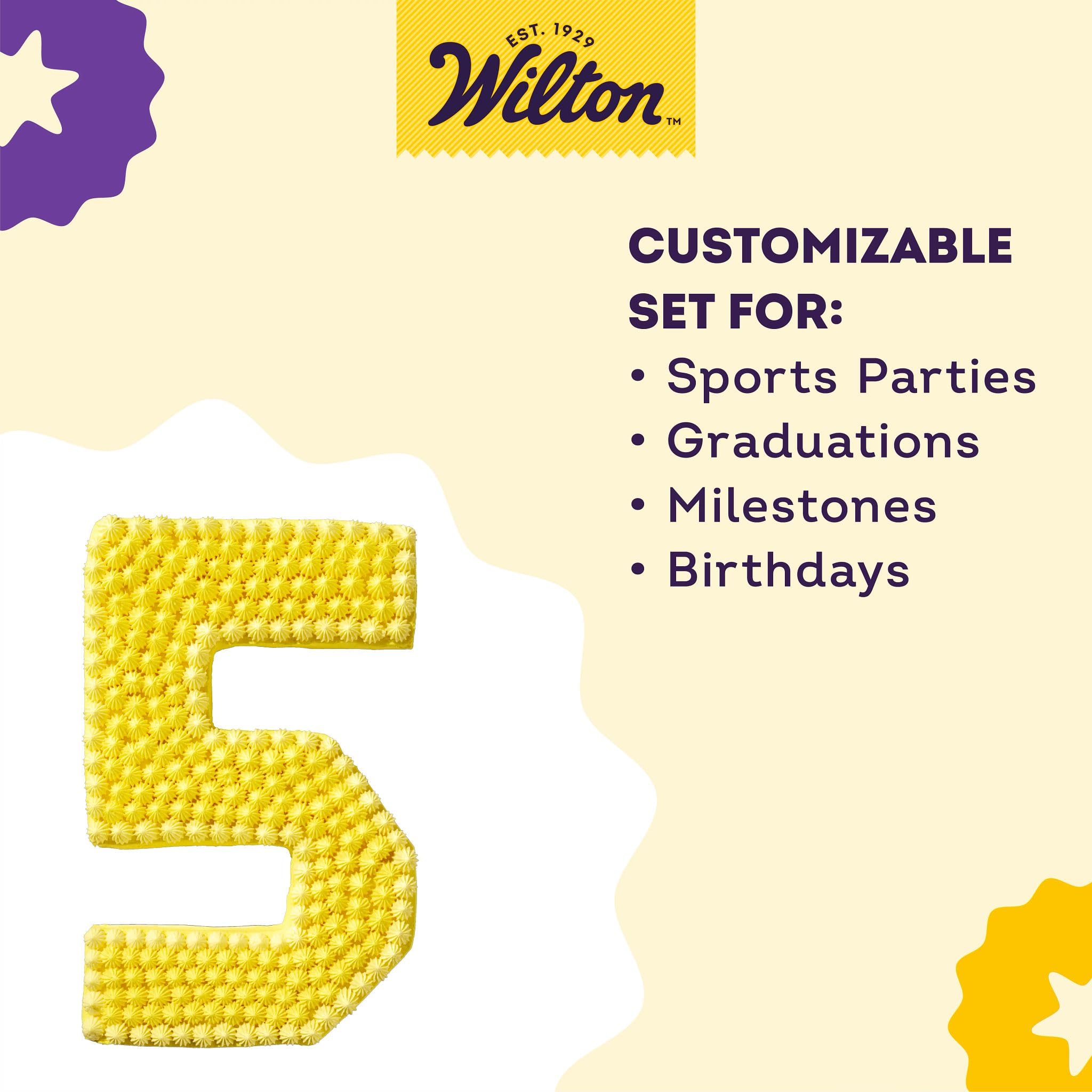 Wilton comparaison d’échelle avec mains, dimensions et capacité de portion visibles