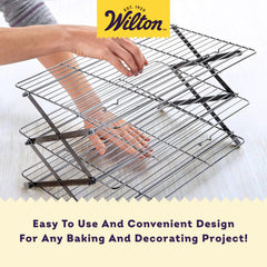 Wilton grille pliée pour rangement compact dans un placard