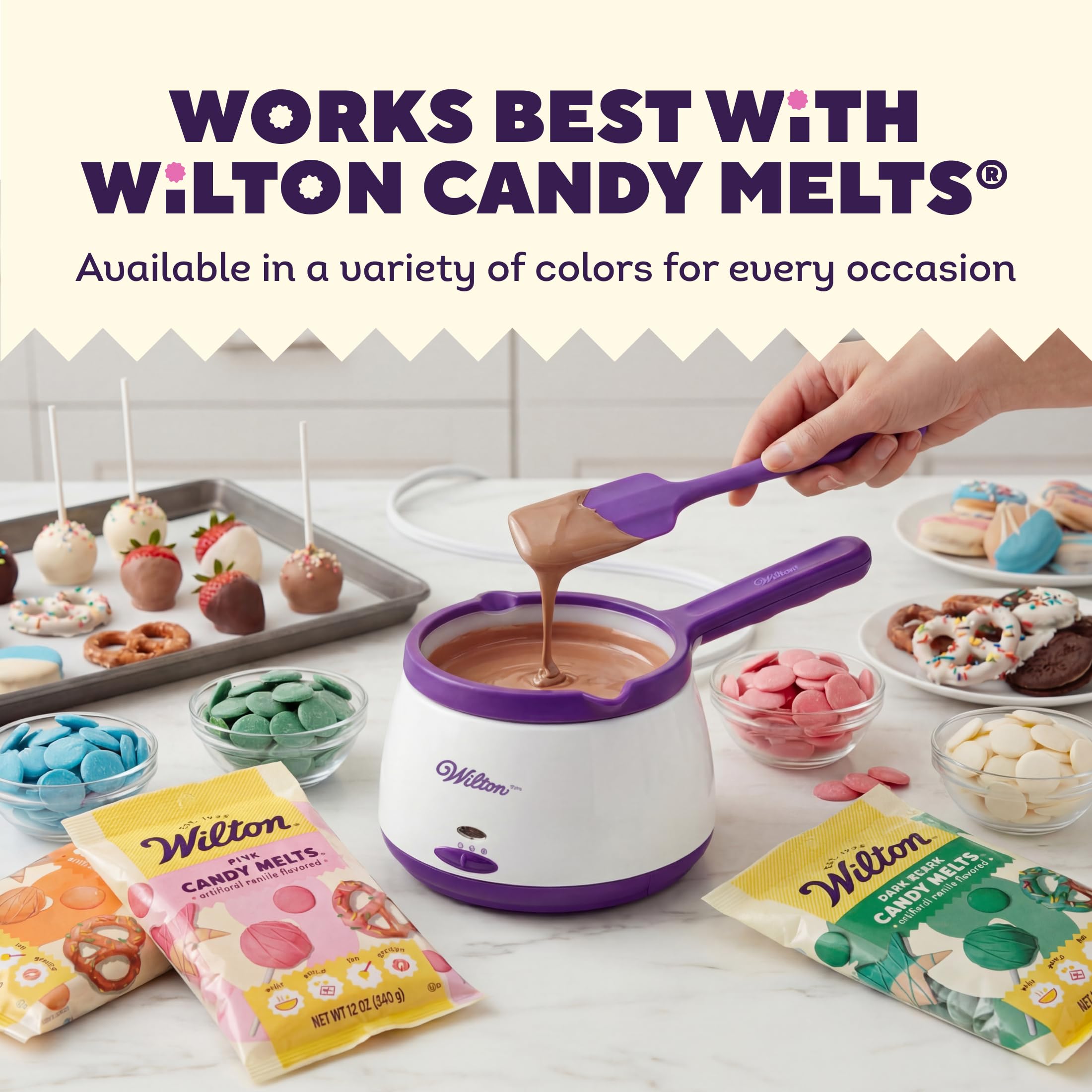 Wilton nappage de chocolat coulant pour finition brillante et soignée