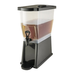 Winco vue avant du distributeur 3 gallons, gain de place visible